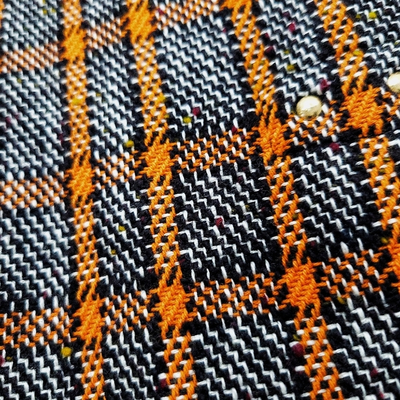 Marni Shearling Wool Check Plaid Toggle Coat - Picture 9 of 14